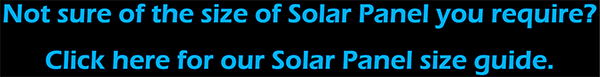 solar panel size guide button